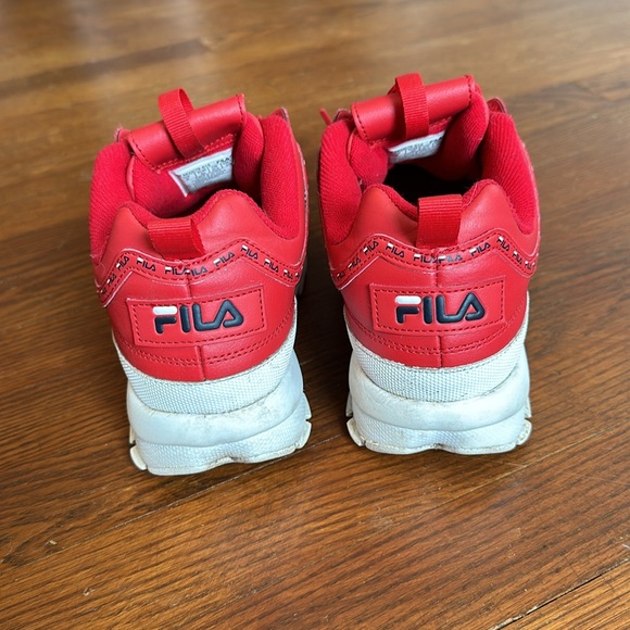 Fila red chunky sneakers - Picture 4 of 4